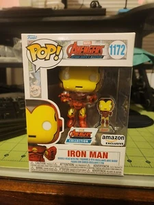 FUNKO POP! IRON MAN w/PIN Avengers Collection Amazon Exclusive NIB #1172 - Picture 1 of 6
