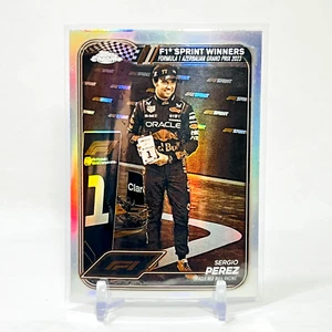 SERGIO PEREZ 2024 Topps Chrome Formula 1 F1 #148 Sepia Refractor Oracle Red Bull - Picture 1 of 4