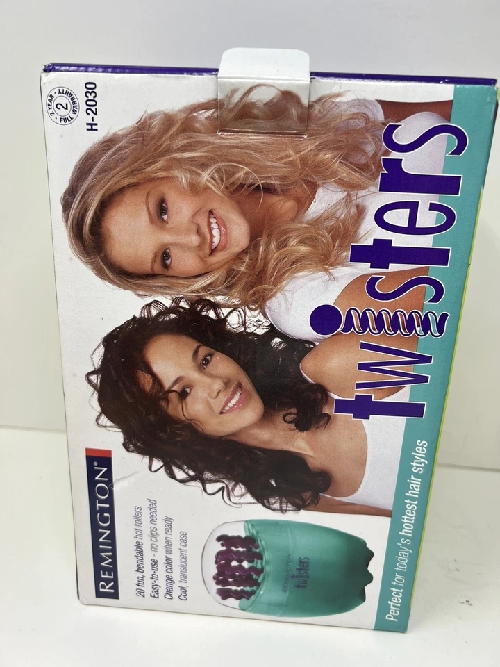 Juego de 20 rizadores de cabello REMINGTON TWISTERS gel flexible PROBADO USADO EN EXCELENTE ESTADO Foto 1 de 4