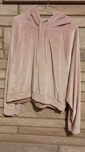 UNDERCOVER Felpa con cappuccio Victoria's Secret On Point velluto a costine tagliata in velluto taglia XL