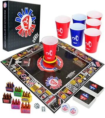 DRINK-A-PALOOZA Board Game: A blend of Old-School + New School Drinking Games    - Image 1 of 4