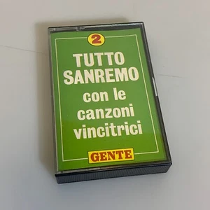 Musicassetta Tutto Sanremo con le canzoni vincitrici Gente audio cassetta - Foto 1 di 4
