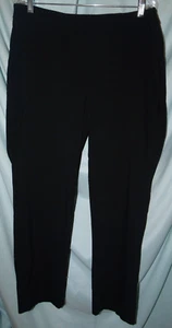 Fashion Bug Black Straight Leg High Rise Side Zip Dress Pants 18W Women's (M3H) - Picture 1 of 5