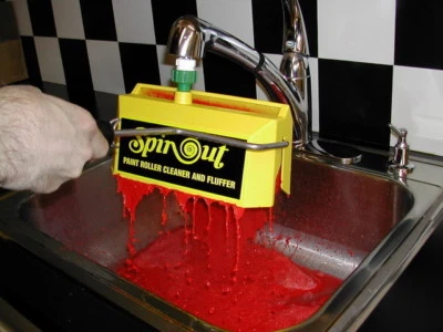 Limpiador de rodillos de pintura con adaptador Foto 1 de 4