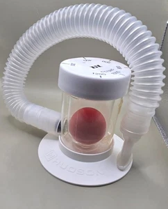 HUDSON Mediflo Atemtrainer (SIM) cc/sec Skala Verneblerfähig gereinigt neuwertig - Bild 1 von 6