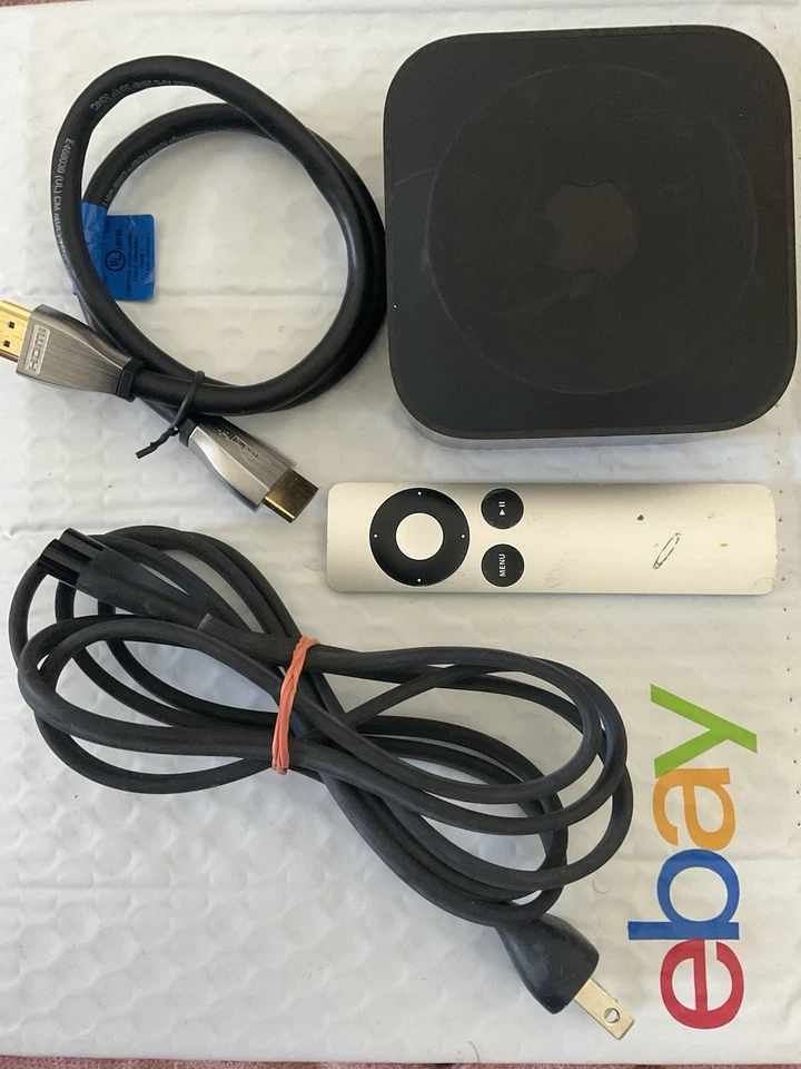 OEM Apple TV A1625 4th Generation 32GB HD Streamer with HDMI AC Cables & Remote - Image 1 of 1