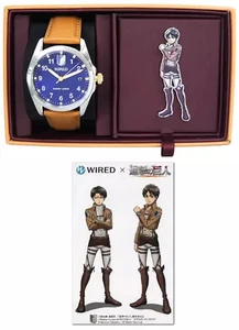 Seiko WIRED x Attack on Titan Eren Model Quartz limited edition Collabo Watch - Picture 1 of 3