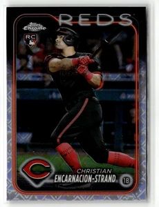 2024 Topps Chrome Logofractor Edition #65 Christian Encarnacion-Strand Rookie - Imagen 1 de 2