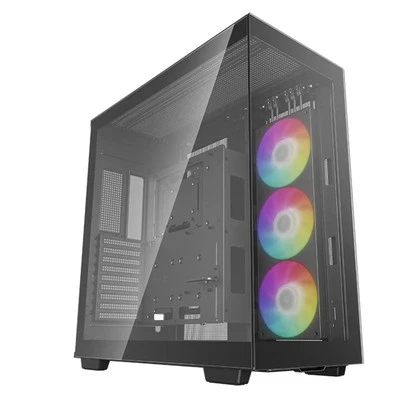 DeepCool CH780, Black, Full Tower Gaming Case, Tempered Glass, 1x 420mm ARGB Sid - Image 1 of 4
