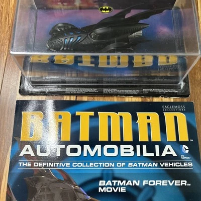 Eaglemoss  Automobilia #4 Batman Forever Movie 1:43 Diecast Batmobile w/Magazine - Image 1 of 4