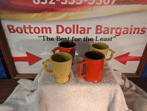 Set Of Four Assorted Vintage Frankoma Coffee Mugs C1 & C12 - Picture 1 of 15
