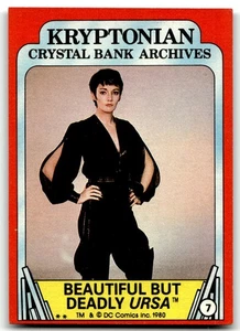 1980 Topps Superman II Card #7 Beautiful But Deadly Ursa - Picture 1 of 4