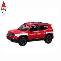 MAISTO 1/24 JEEP RENEGADE VIGILI DEL FUOCO - Immagine 1 di 2
