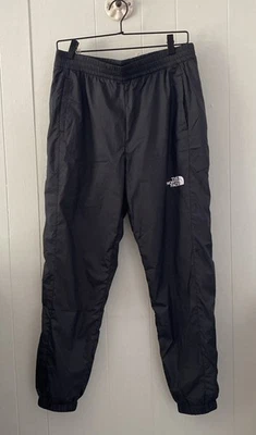 全新带标签 The North Face Hydrenaline 风慢跑裤黑色女式中号防风墙 — 第 1/4 张图片