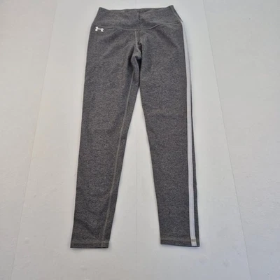 UNDER ARMOUR Leggings Pequeños 8 10 Gris Mujer Mezcla de Algodón Pantalones... - Imagen 1 de 4