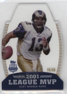 2012 Topps QB Immortals League MVP Die-Cut /50 Kurt Warner #LMVP-KW2 HOF - Image 1 of 2