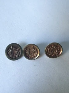 Antiguo vástago de acero victoriano cuadro botones campo y flores 1/2" - Imagen 1 de 8