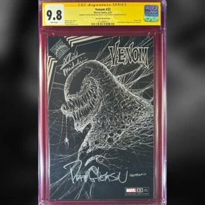 VENOM #33 VARIANT COVER CGC 9.8 SS 2X SIGNED BY DAVID MICHELINIE PAT GLEASON - Picture 1 of 1