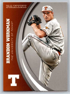 2015 Panini Collegiate Texas Brandon Workman Silver Parallel #54 - Picture 1 of 2