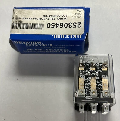 DELTROL CONTROLS,20547-84,RELAY NEW - Image 1 of 4