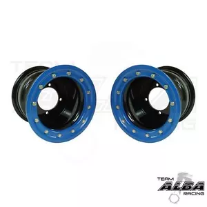 Raptor 700 660 Rear Wheels Beadlock 9x8 3+5 4/115 Alba BL - Picture 1 of 3