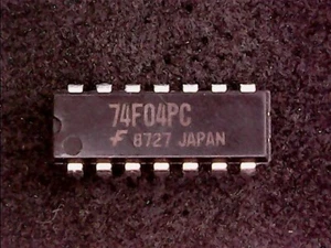74F04PC - Fairchild Hex Inverter Gate 74F04 (DIP-14) GENUINE - Bild 1 von 1