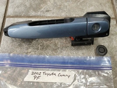 2002-2006 Toyota Camry Front Right Passenger Exterior Door Handle Assembly BLUE Foto 1 de 3