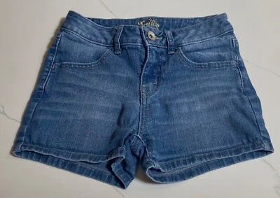Jean Shorts Stretch Denim Justice Girls Size 14 Slim - Image 1 of 3