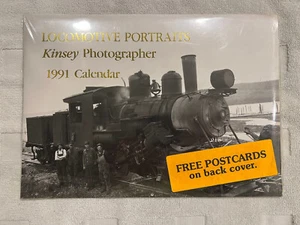 Vintage Locomotive Portraits by Kinsey Photographer - 1991 Calendar - Picture 1 of 4