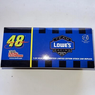 2003 RC/ERTL подлинности масштаб 1/24 #48 Jimmie Johnson Lowe's Chevrolet. DIN 4437 - Изображение 1 из 4