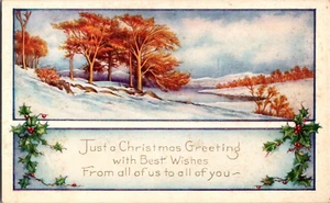 Postal Whitney hecha solo un saludo de Navidad sin publicar - Imagen 1 de 3