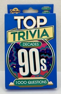 1990er Top Trivia Kartenspiel (1000 Fragen) - Komplett Top Zustand - Bild 1 von 5