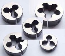 UNC SPLIT DIES 7/32 1/8 3/16 5/32 1/4 5/16 3/8 1/2 5/8 9/16 7/16 3/4 7/8 1" INCH