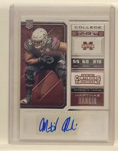 2018 Panini Contenders Draft Picks College Ticket Martinas Rankin Rookie Auto - Picture 1 of 2