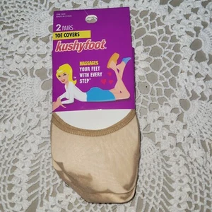 Cubiertas de puntera de masaje de pies con suela acolchada desnuda KUSHYFOOT - talla única - Imagen 1 de 3