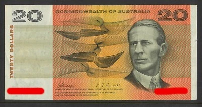 Commonwealth of Australia 1968 $20 Banknote Phillips/Randall R403 aVF #50 - image 1 of 2