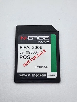 FIFA Soccer 2005 (N-Gage, 2005) NFR Not For Resale! Green Strip -Store Display - Image 1 of 2