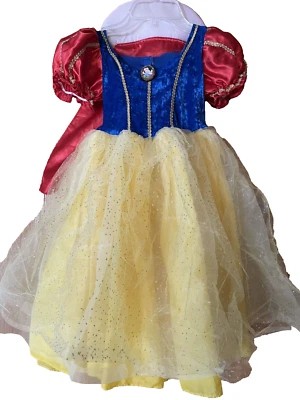 Disney Store ребенка ясельного возраста дошкольного девочек Белоснежный тюль платье костюм с плащом OSFM - Изображение 1 из 4