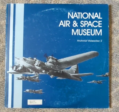 NATIONAL AIR & SPACE MUSEUM ARCHIVAL VIDEODISC 3,  LASERDISC, NEW OPENED, SCARCE - Image 1 of 4