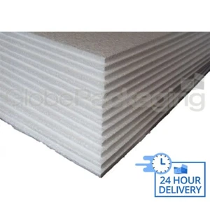 50x FOGLI IMBALLAGGIO SCHIUMA POLISTIROLO EPS 600x400x10mm - Foto 1 di 6