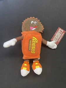 Hershey's Chocolate World Bar & Reese's Peanut Butter Cup Plush Lot Bundle Set - Picture 1 of 12