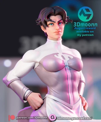 3D Printed 16K Fan Made Statue Invincible - Anissa 1:6 Scale UNPAINTED - Image 1 of 4