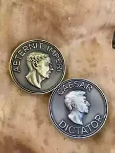 Fallout New Vegas - Legion Denarius & Aureus Coin set Caesar's Legion - Picture 1 of 1