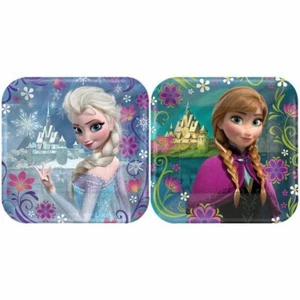 Disney Frozen Party Supplies Princess Lunch Dessert Small Cake Plates 8 pk - Picture 1 of 1