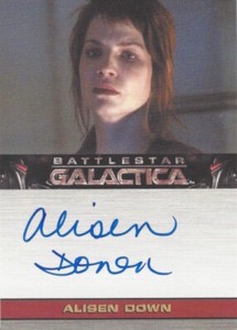 Battlestar Galactica Season 3 - AUTOGRAPH ALISEN DOWN as Jean Barolay