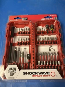 Milwaukee 48-32-4023 Impact Duty Steel Driver Bit Set of 45 Piece - Picture 1 of 3