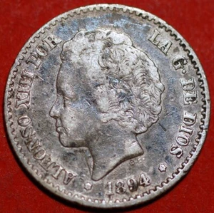 Spain 50 Centimos 1894 Alfonso XIII KM# 703 - Picture 1 of 2