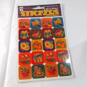 Vintage Paper Magic Group Halloween stickers fall autumn harvest Color Clings - Picture 1 of 3