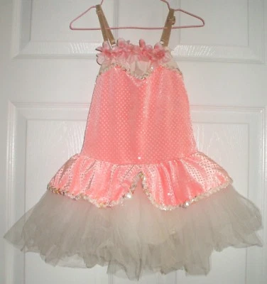 Vestido de Ballet Rosa LEO'S Talla SC Tutú Baile Disfraz Competición Niño Pequeño Foto 1 de 2