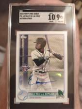 2022 Topps Pro Debut Elly De La Cruz PD189 AUTO RC SGC 9 MINT AUTO 10 